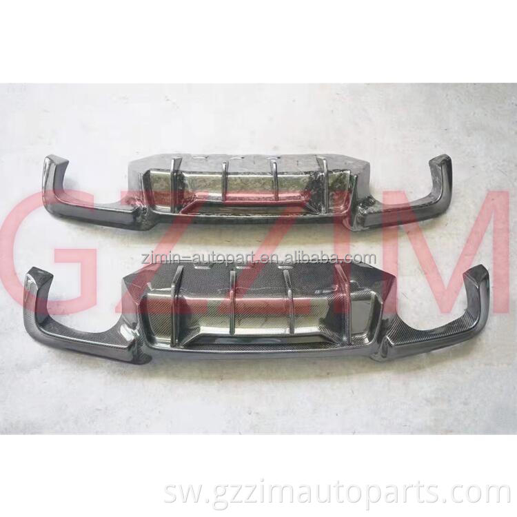 Vifaa vya gari vya gari sehemu za nyuma nyuma bumper mdomo diffuser kwa b m w 5 series f10 r nyuma diffuser